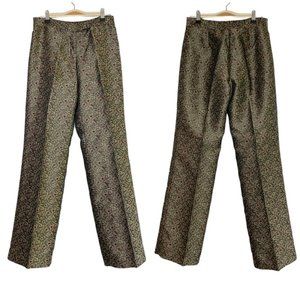 Harold’s structured floral printed fall colors pants in size 4 vintage VTG
